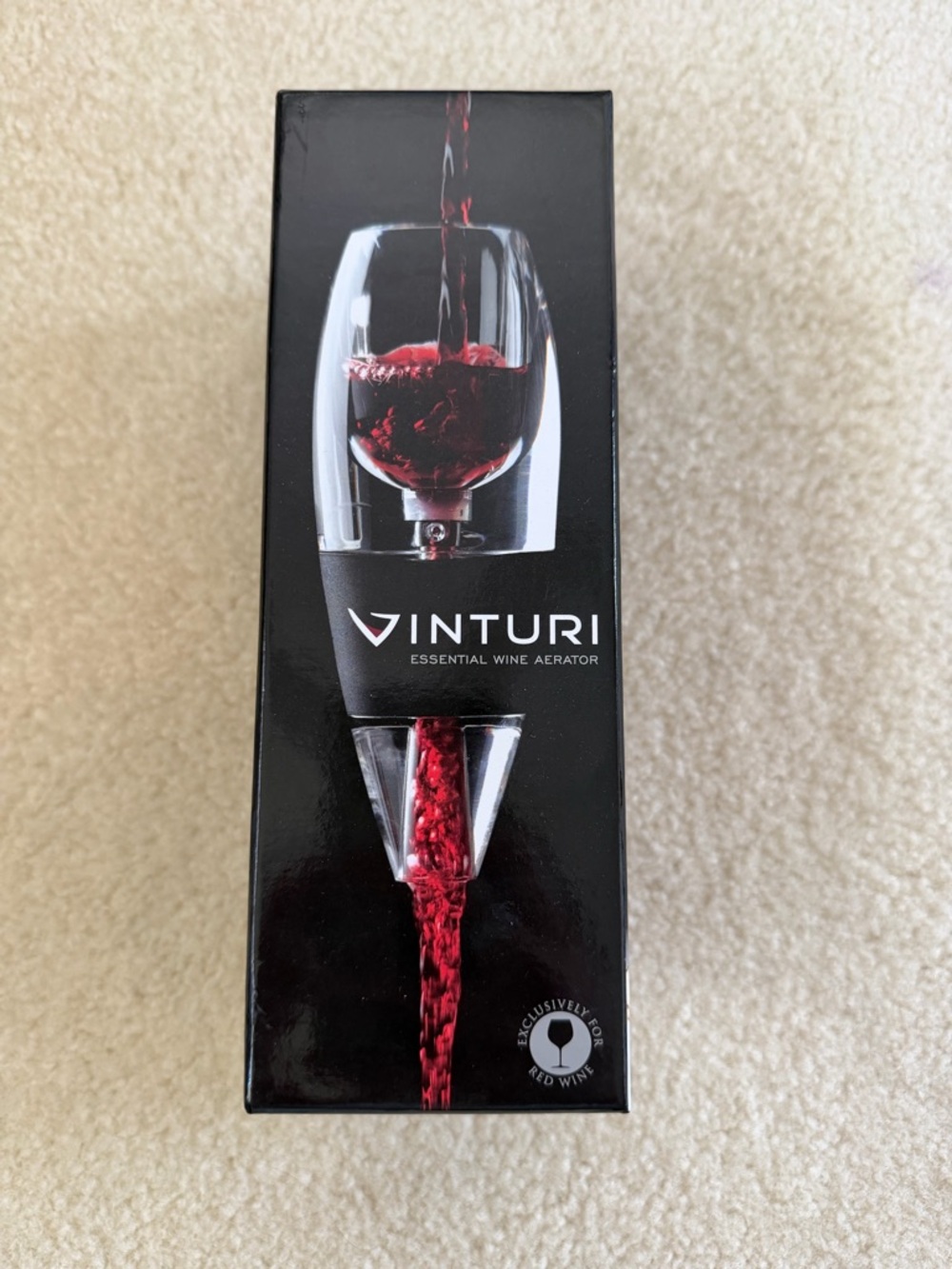 NWOT Vinturi Red Wine Aerator - Vinturi Essential Wine Aerator (Red)